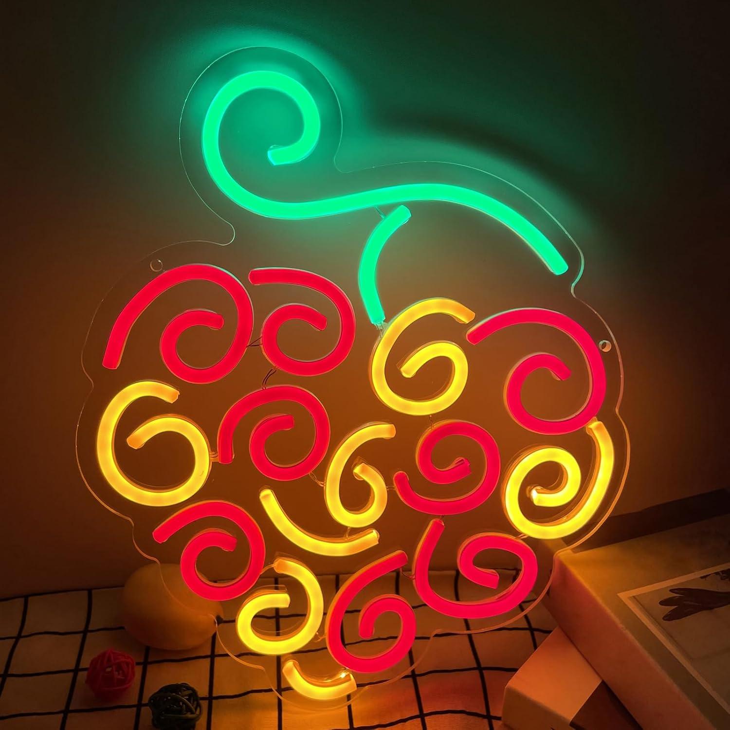 Cyber Fruit Neon Sign USB Dimm – обзор и цена Neon Sign Party