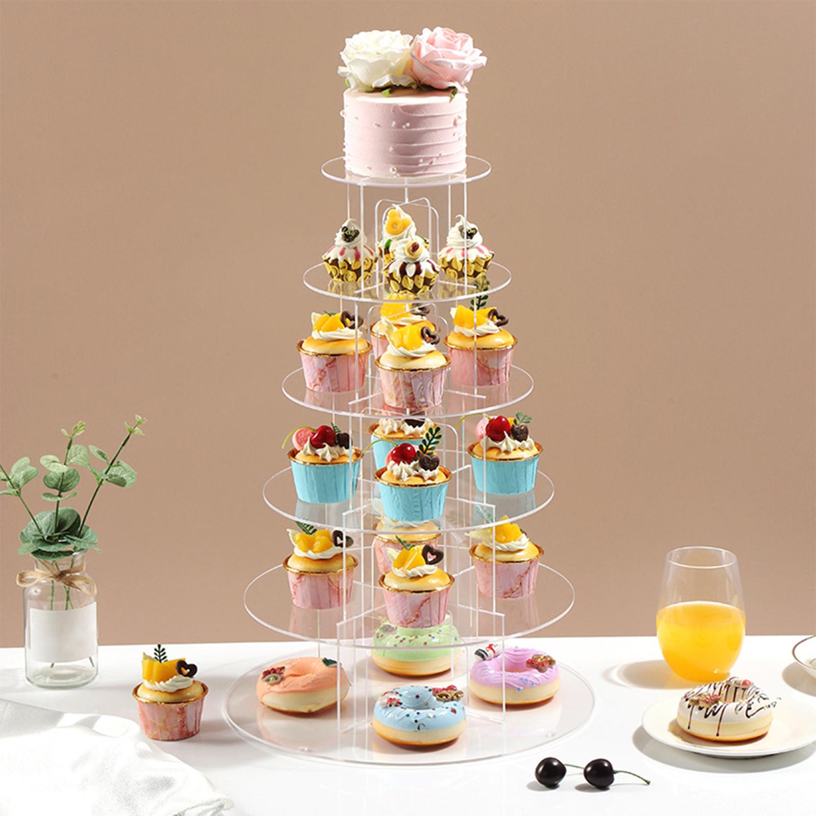 3/4/5 Tier Acrylic Cupcake Sta – обзор и цена Cupcake Stand Tier