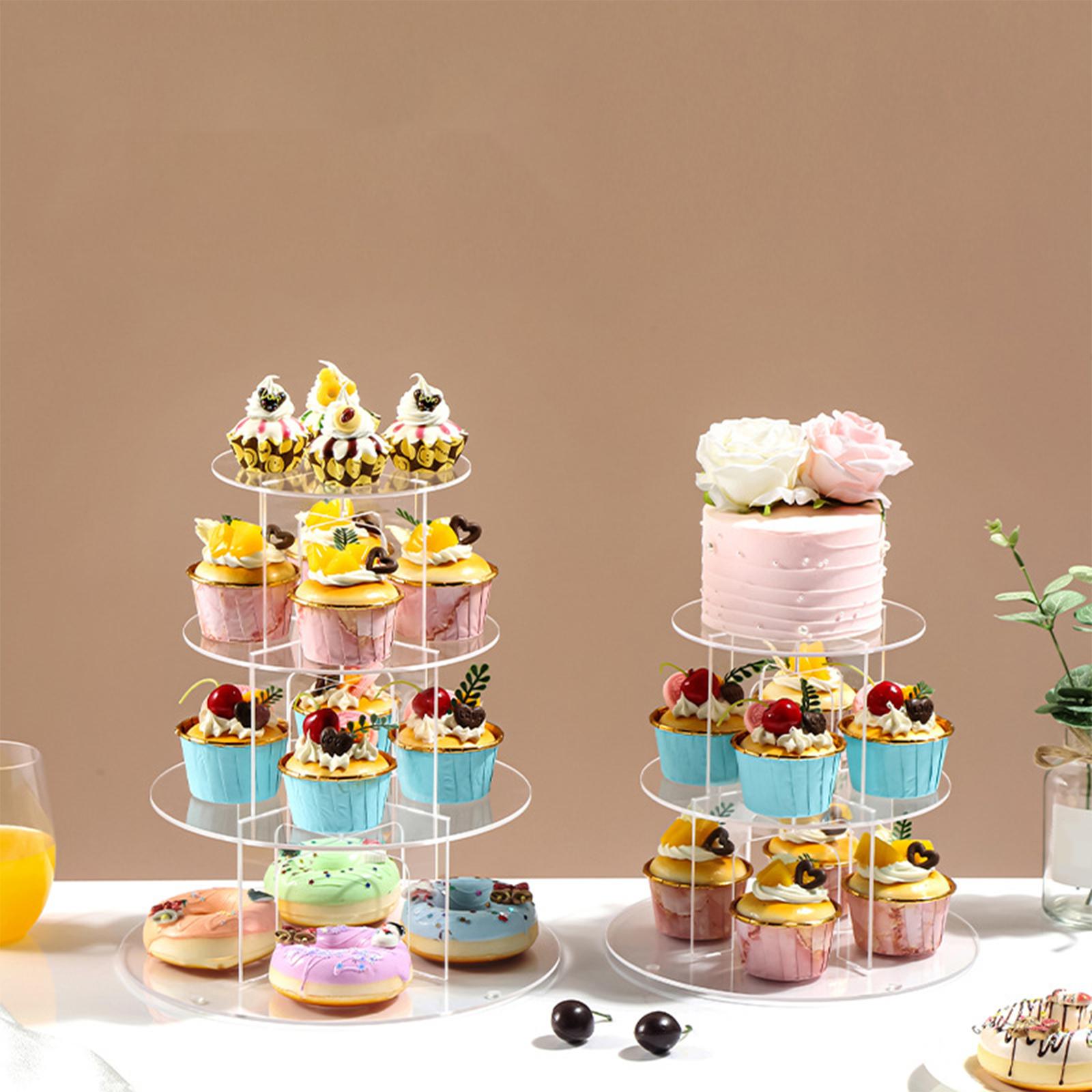 3/4/5 Tier Acrylic Cupcake Sta – обзор и цена Cupcake Stand Tier