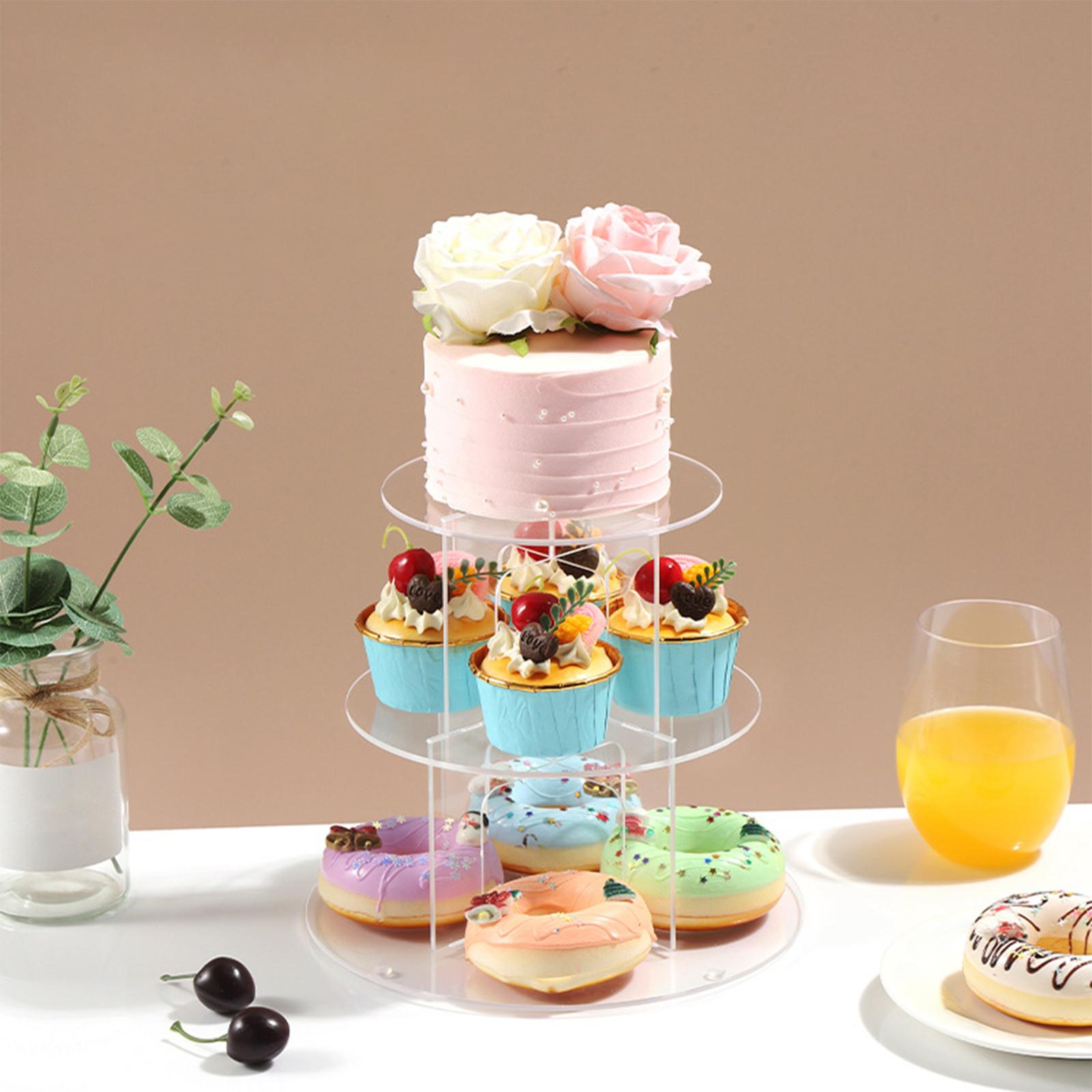 3/4/5 Tier Acrylic Cupcake Sta – обзор и цена Cupcake Stand Tier