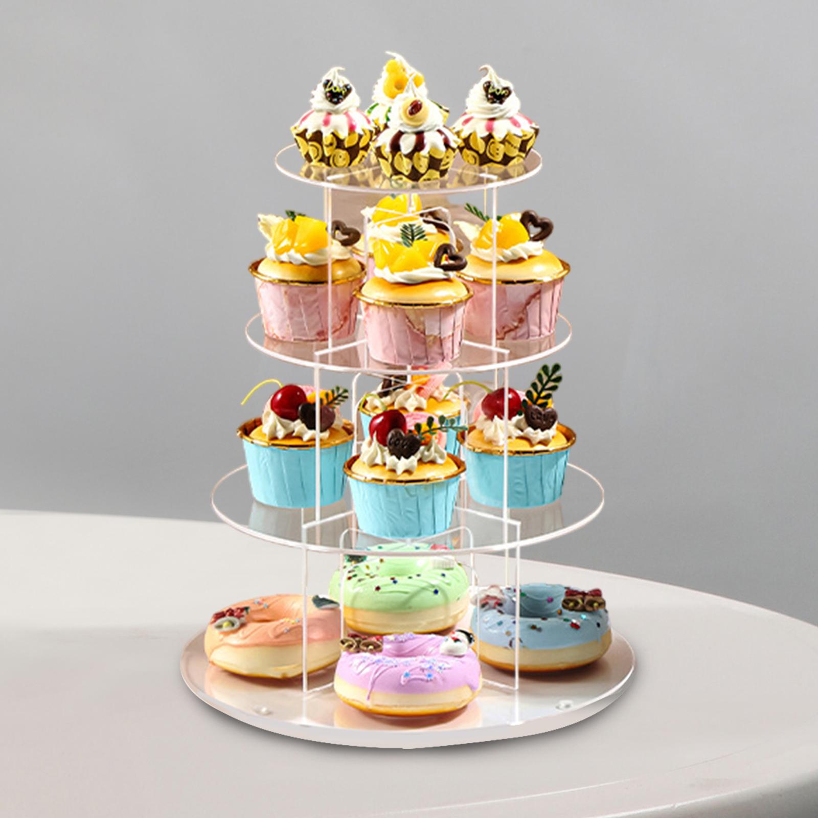 3/4/5 Tier Acrylic Cupcake Sta – обзор и цена Cupcake Stand Tier