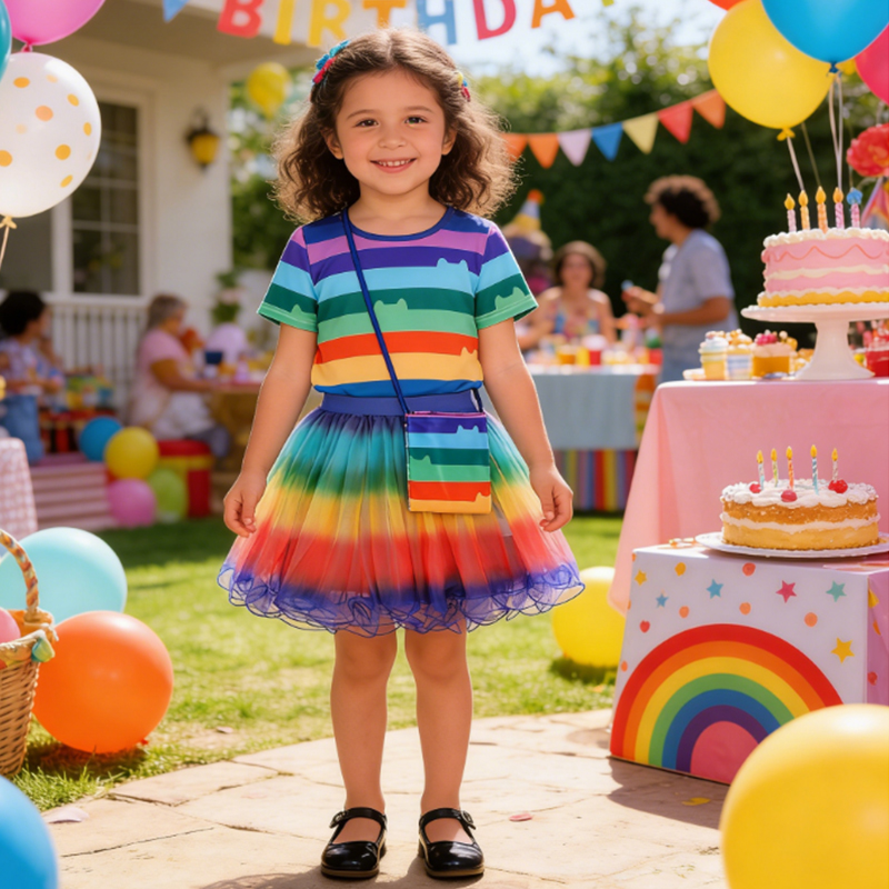 Halloween Costume Girl	Rainbow – обзор и цена Party Favor Bag