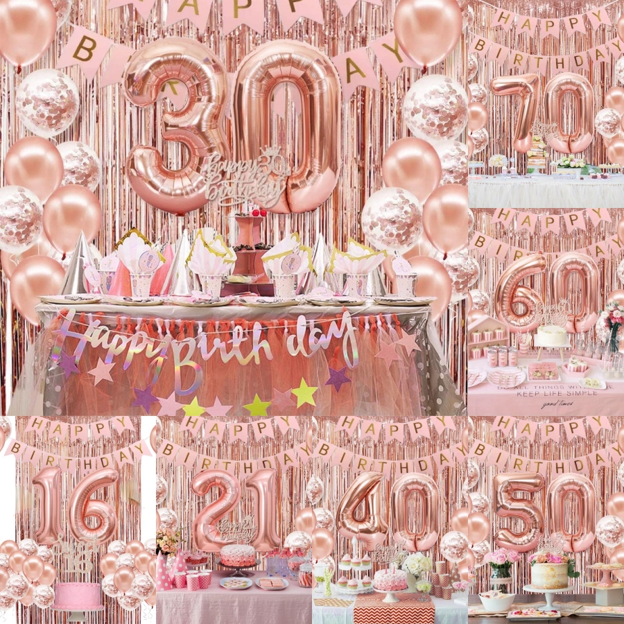 58Pc/Set 40Inch Number Foil Ba – обзор и цена Party Banner Gold