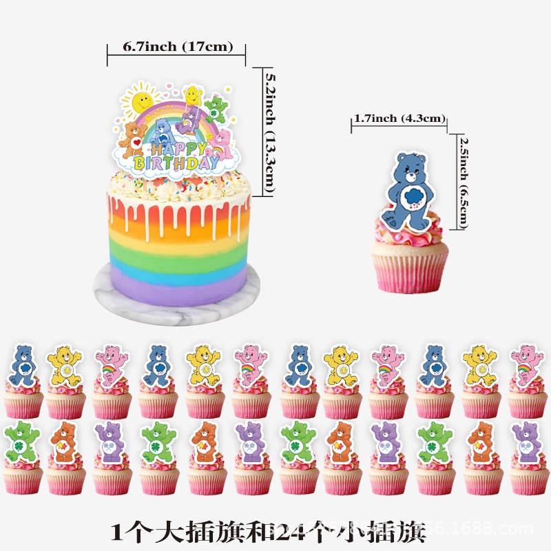 New Cute Cartoon Care Bears Th – обзор и цена Event Supplies