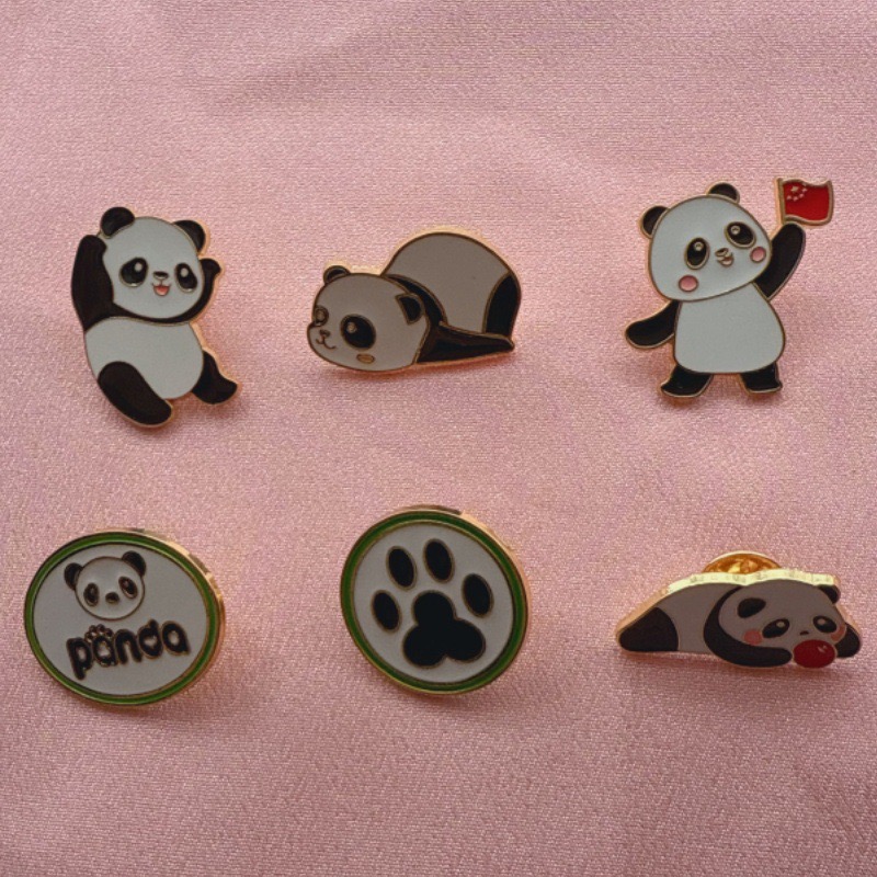 6pcs Cartoon China Panda Badge – обзор и цена Event Supplies