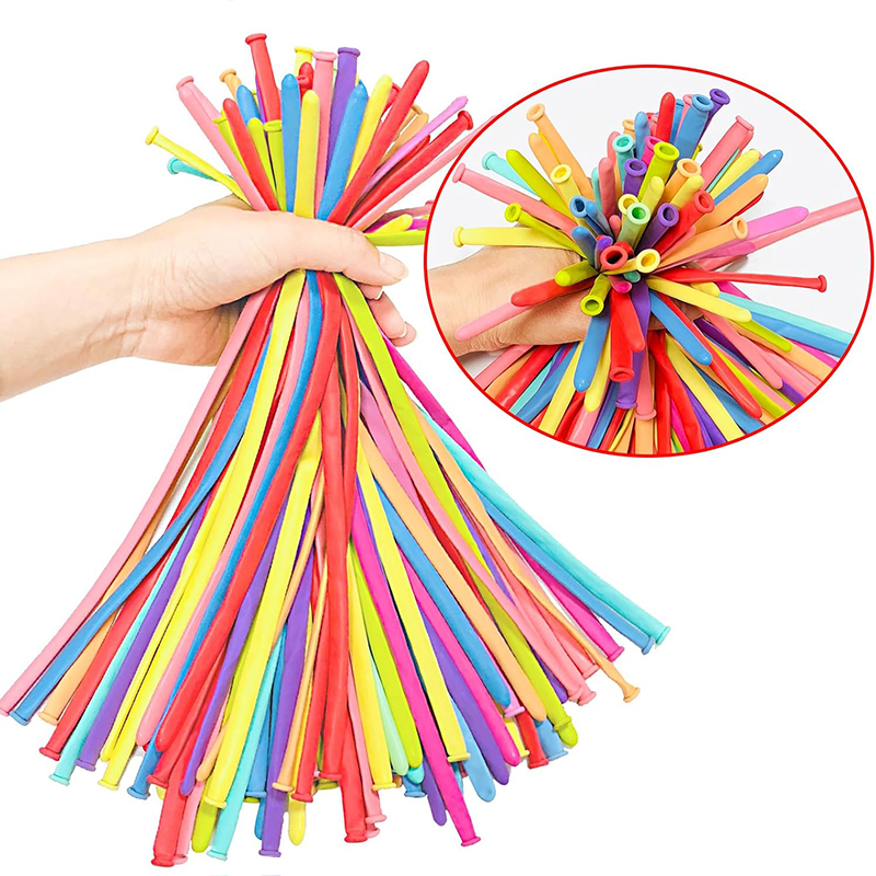 50~200pcs Spiral Balloons Colo – обзор и цена Balloon Pump Hand