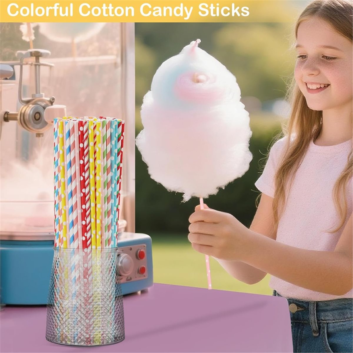 ABZT 200 Pieces Cotton Candy C – обзор и цена Cotton Candy Cone