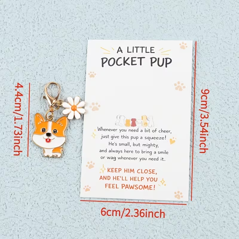 10 Cute Cartoon Puppy Keychain – обзор и цена Party Favor Bag