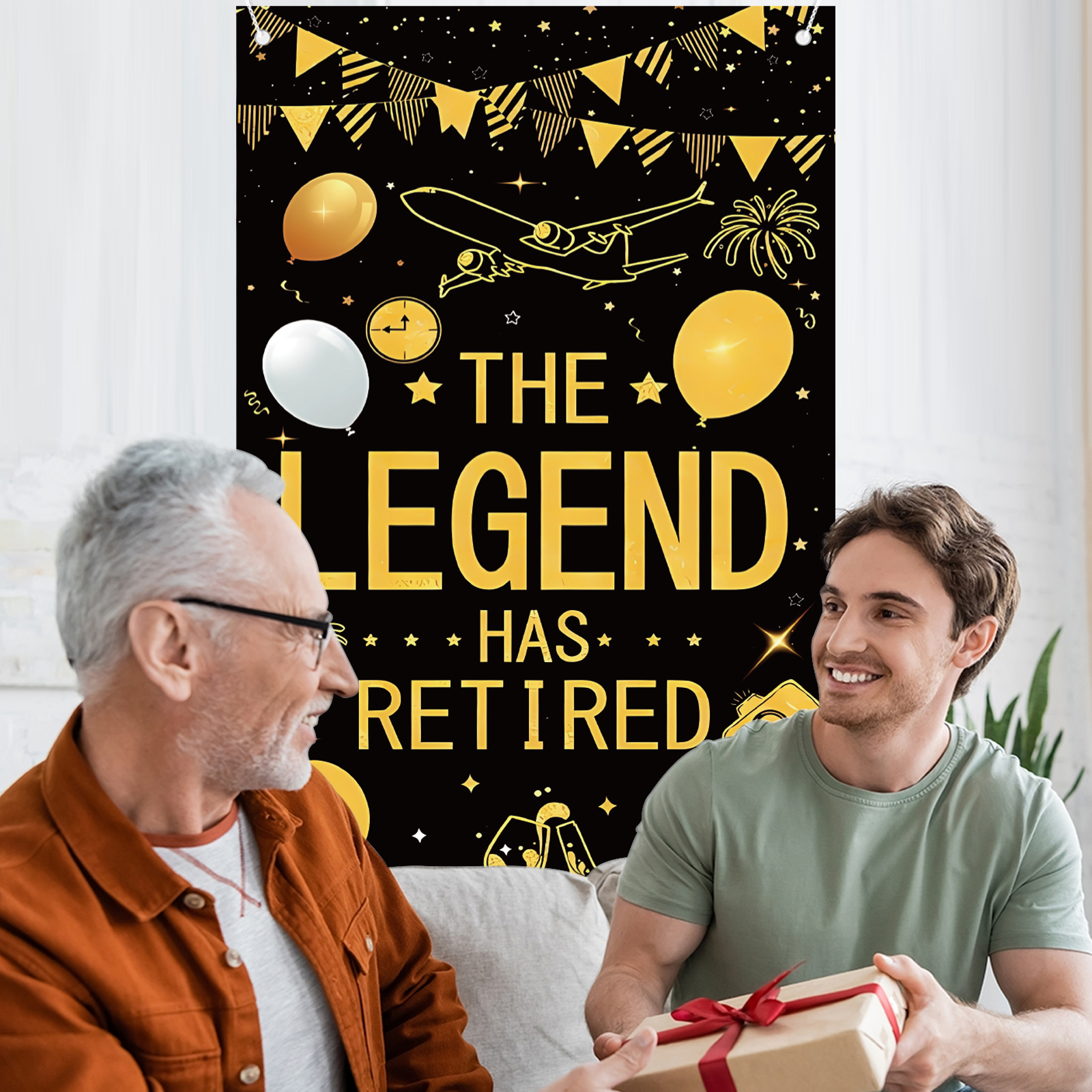 Retirement Party Decorations f – обзор и цена Party Banner Gold