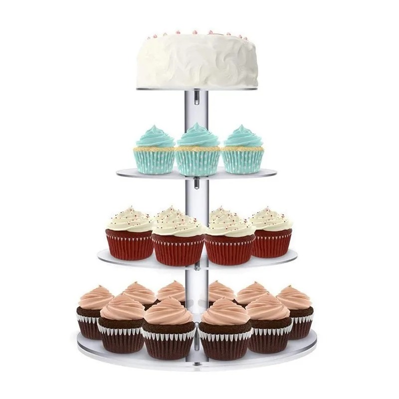 Clear Acrylic 3-5 Tier Cupcake – обзор и цена Cupcake Stand Tier