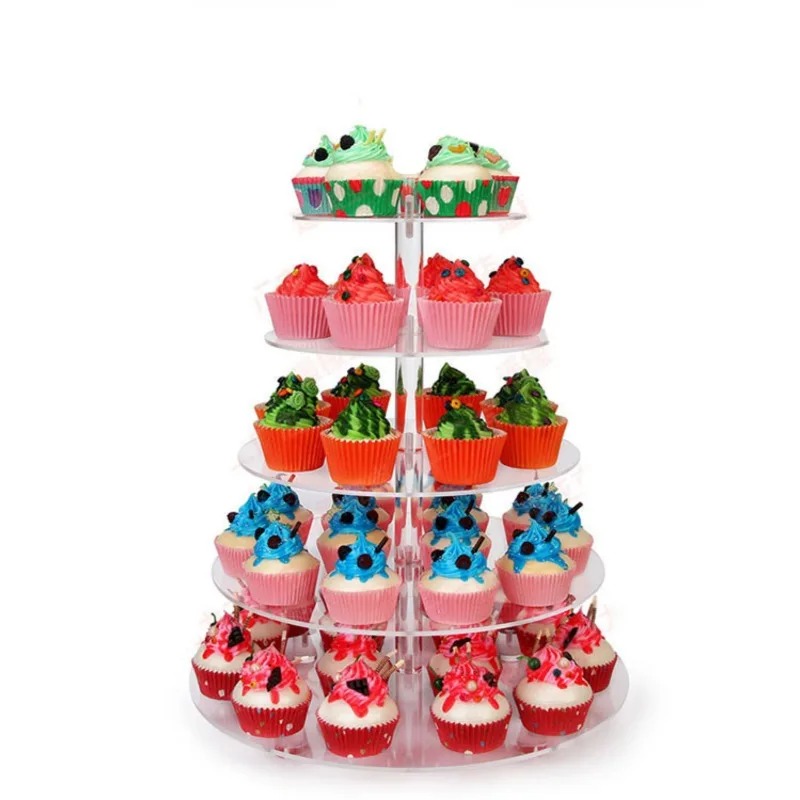 Clear Acrylic 3-5 Tier Cupcake – обзор и цена Cupcake Stand Tier