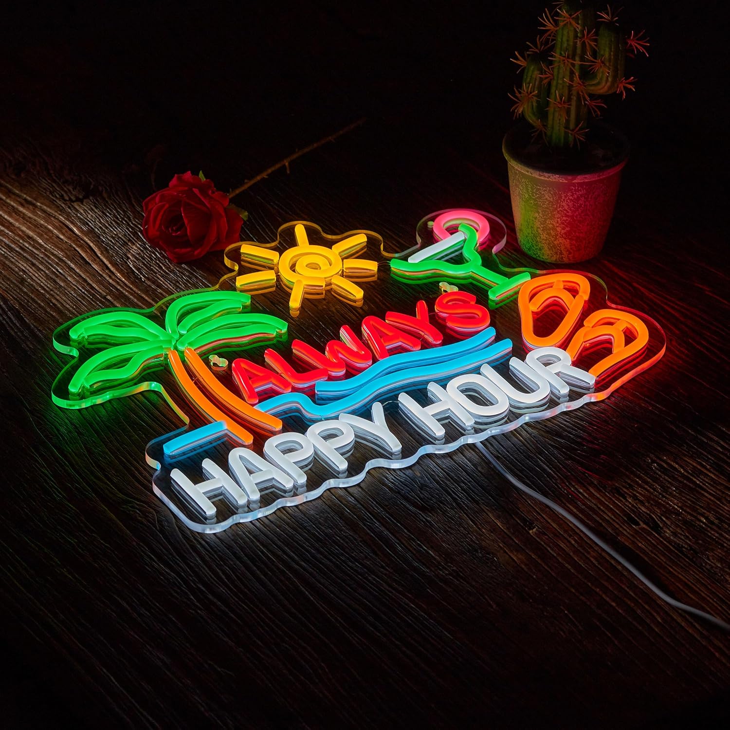 Always Happy Hour Beer Bar Neo – обзор и цена Neon Sign Party