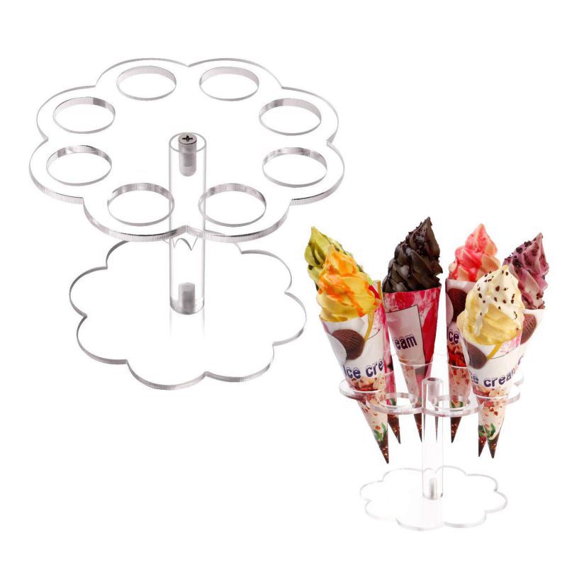 Ice Cream Cone Holder Acrylic  – обзор и цена Cotton Candy Cone
