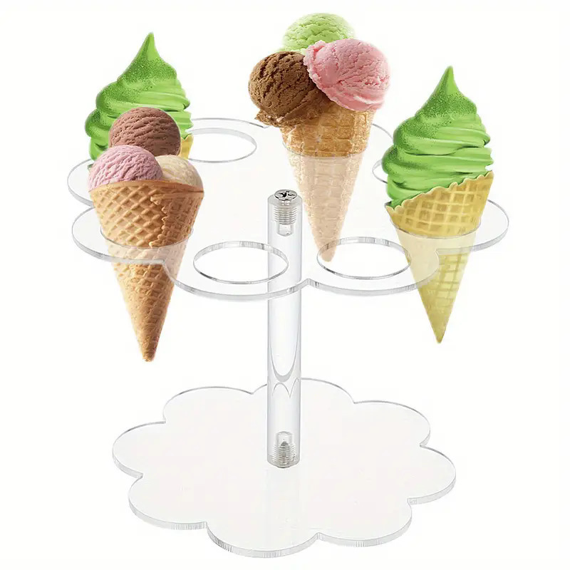 Ice Cream Cone Holder Acrylic  – обзор и цена Cotton Candy Cone
