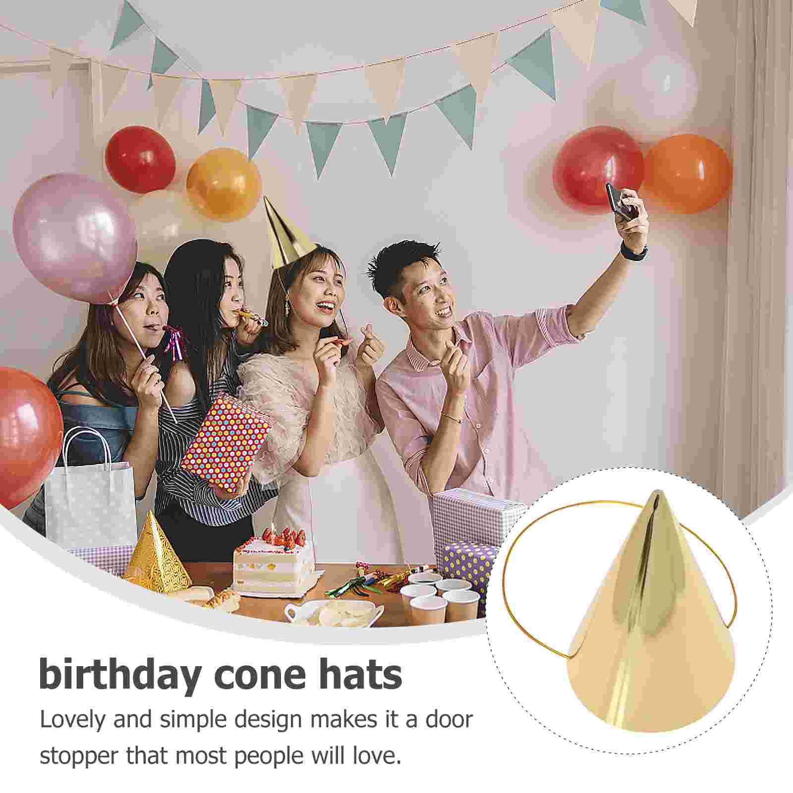  8 Pcs Birthday Hat Celebratio – обзор и цена Party Hat Cone