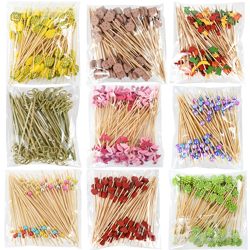 100Pcs Disposable Bamboo Skewe – обзор и цена Centerpiece Stick