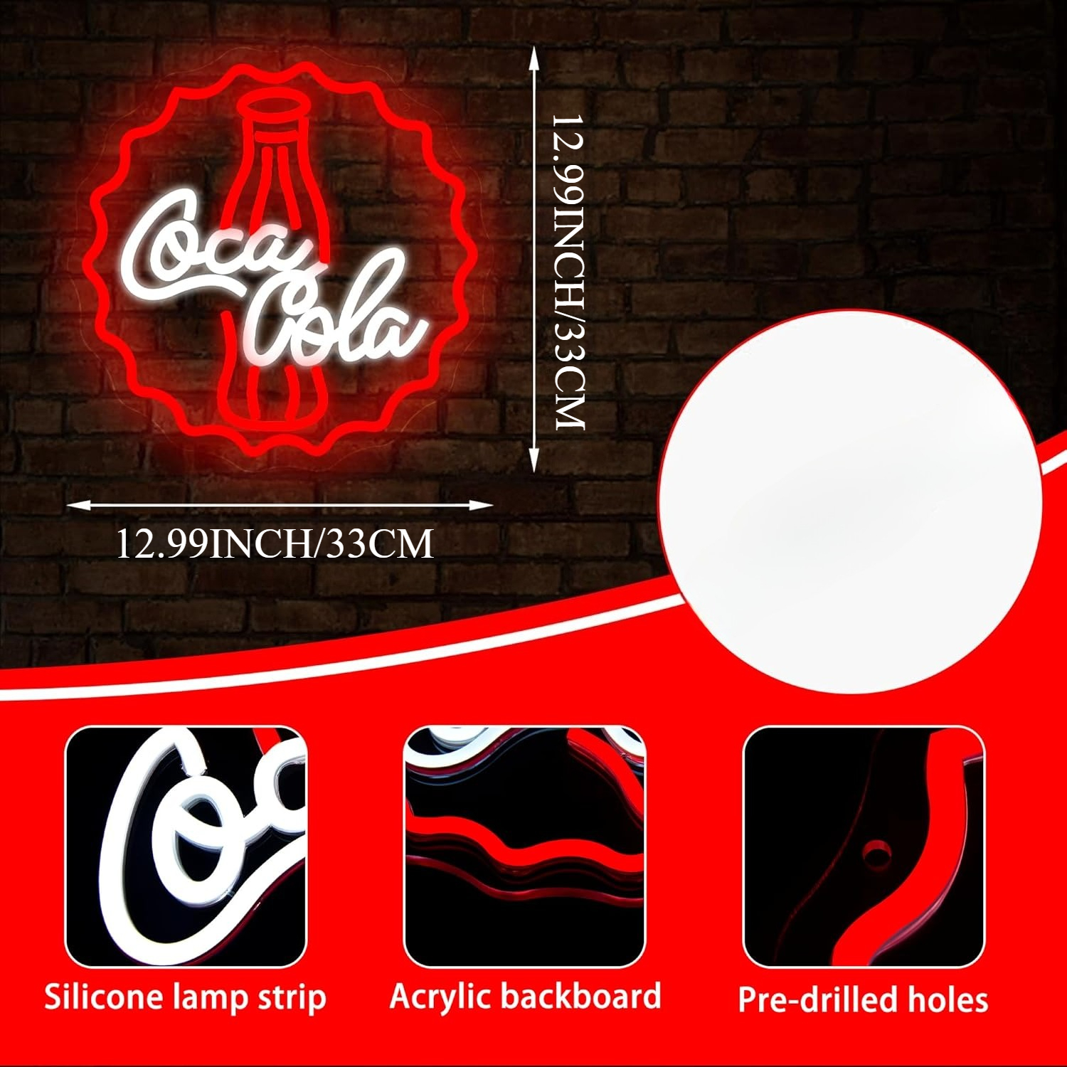 Cola Neon Sign Art Wall Light  – обзор и цена Neon Sign Party