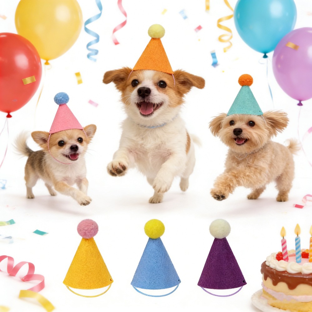 3/6pcs Pet Party Hat Colorful  – обзор и цена Party Hat Cone