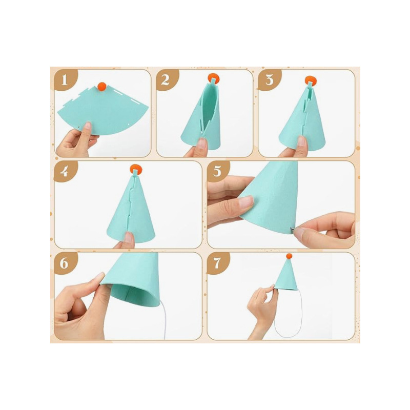 3/6pcs Pet Party Hat Colorful  – обзор и цена Party Hat Cone