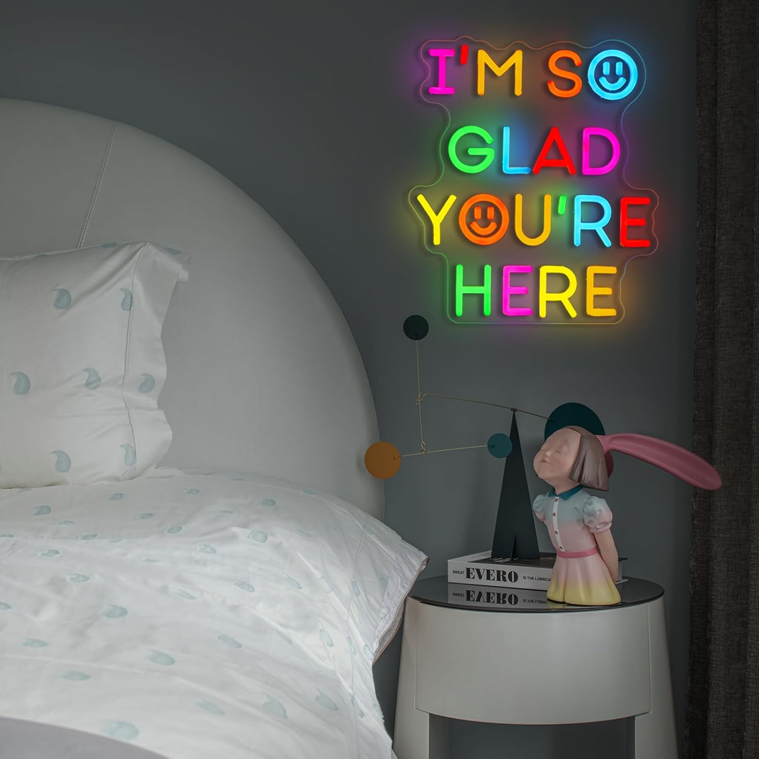  I'm So Glad You‘re Here Neon – обзор и цена Neon Sign Party