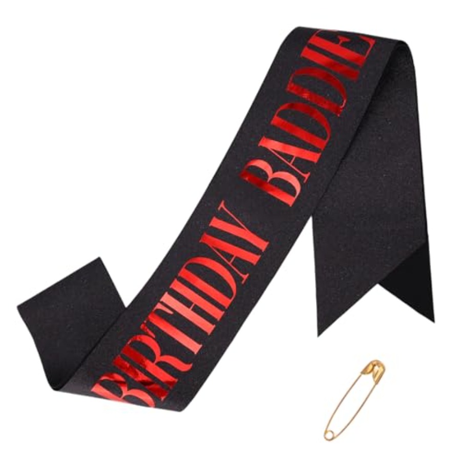 Birthday Baddie Sash, Glitter  – обзор и цена Birthday Sash Glitter