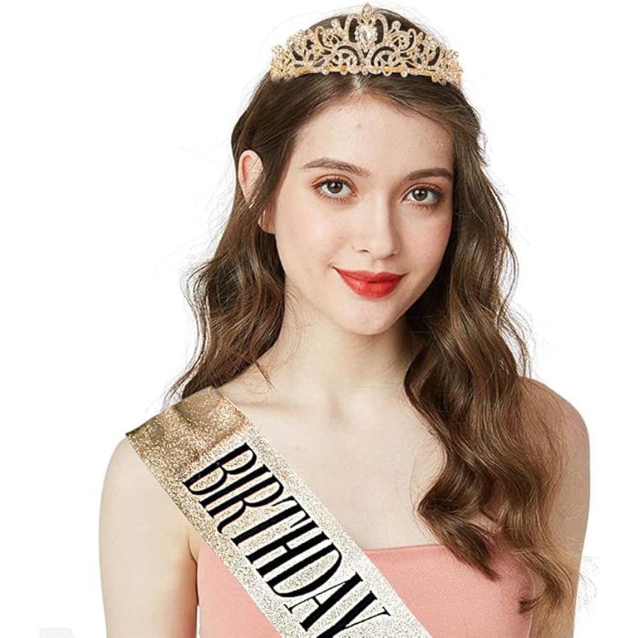 Birthday Queen Sash & Rhinesto – обзор и цена Birthday Sash Glitter