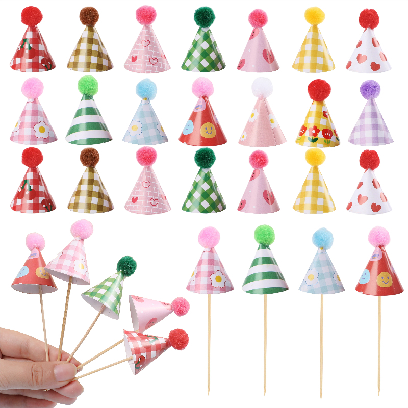 15/30Pcs Mini Party Hats Cake  – обзор и цена Party Hat Cone