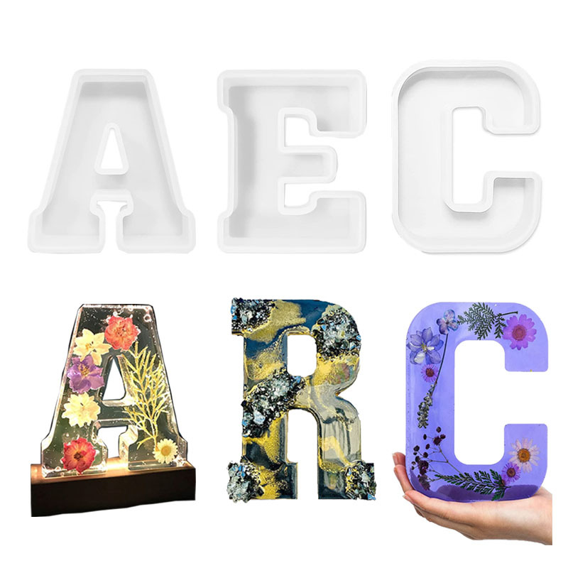 1pc A-Z Letter Silicone Molds  – обзор и цена Event Z
