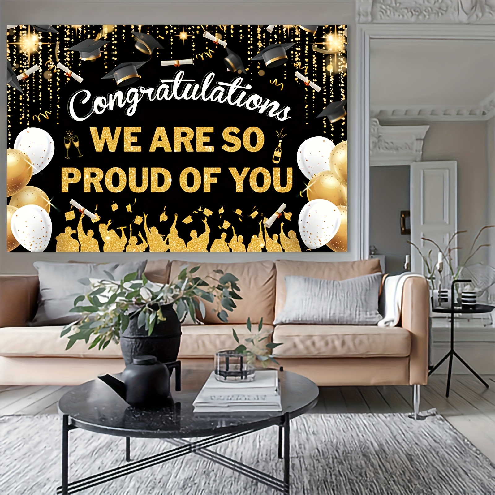 2D FlatGraduation Party Banner – обзор и цена Party Banner Gold