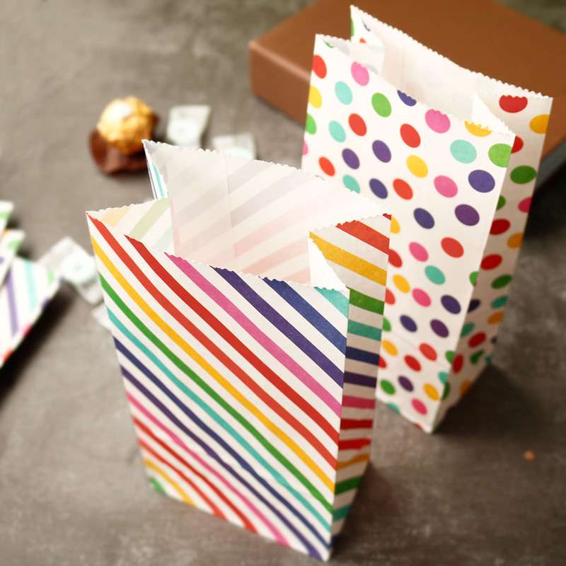 Small Paper Bags Rainbow Print – обзор и цена Event Party Box