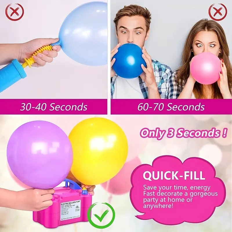 1pc, Balloon Inflatable Electr – обзор и цена Balloon Pump Hand