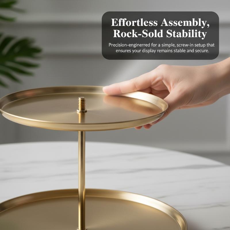 Gold Silver 2/3-Tier Cake Stan – обзор и цена Cupcake Stand Tier