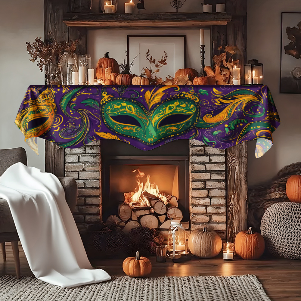 1Pc Carnival Mask Fireplace Sc – обзор и цена Party Banner Gold