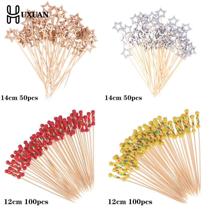 50/100Pcs Star Disposable Bamb – обзор и цена Centerpiece Stick