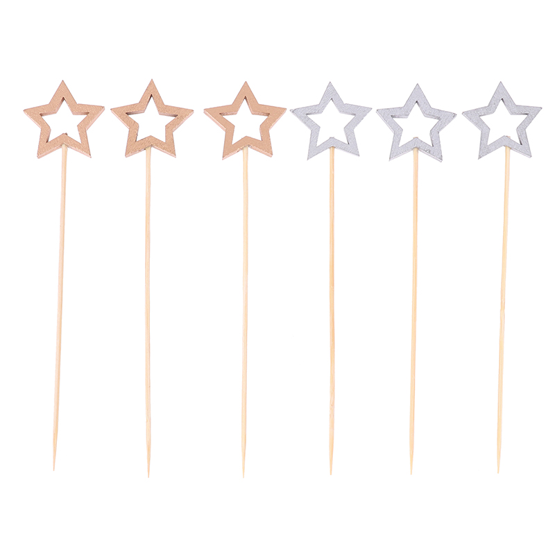 50/100Pcs Star Disposable Bamb – обзор и цена Centerpiece Stick