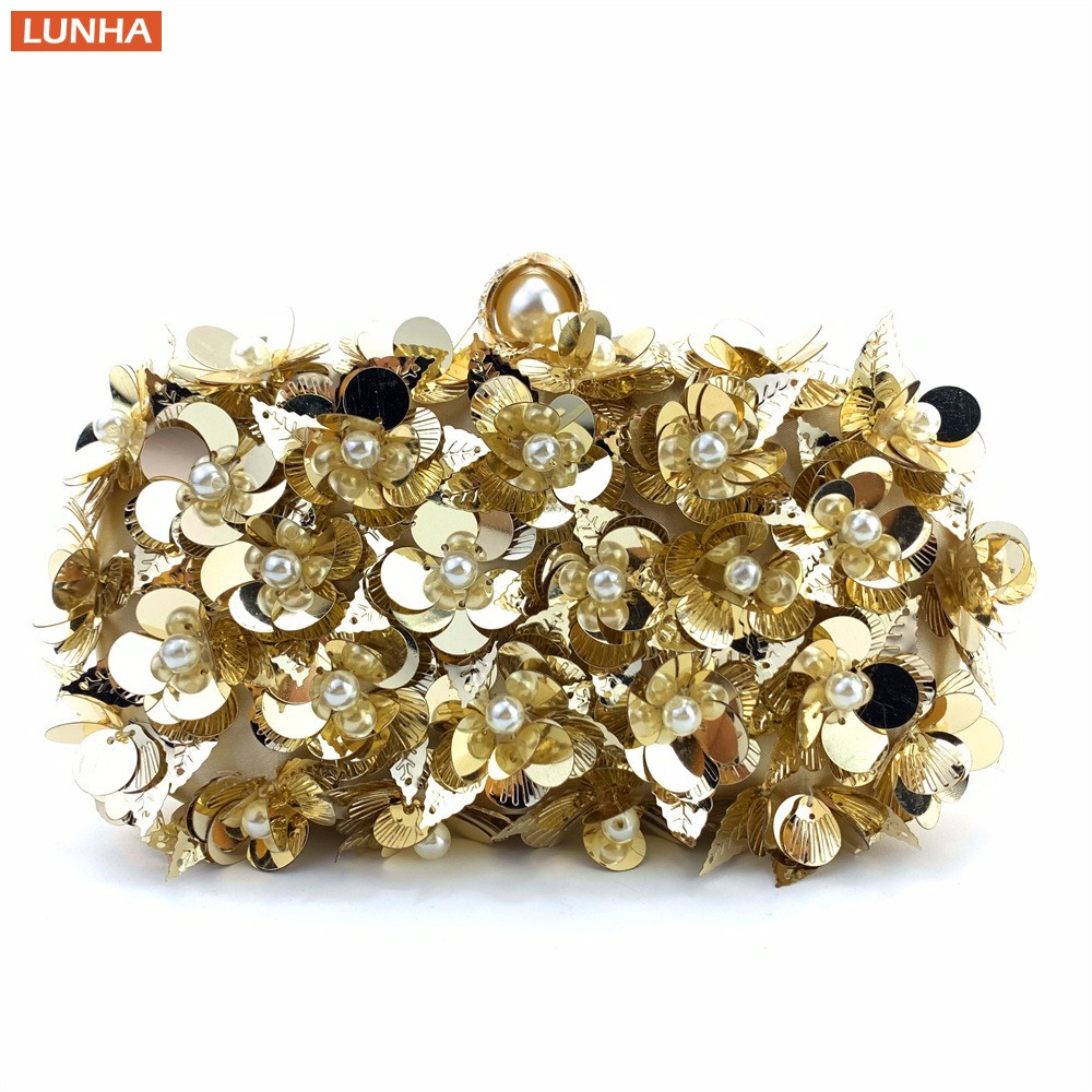 Women's Luxury Pearl Clutch Bo – обзор и цена Event Party Box