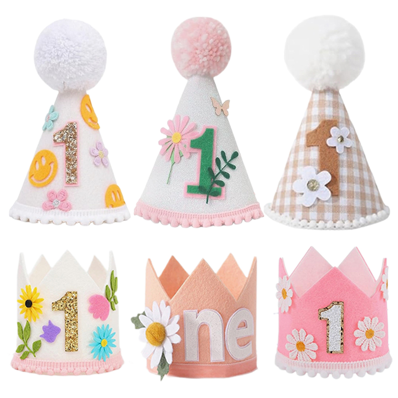 Flower Cone Hat 1st Birthday H – обзор и цена Party Hat Cone
