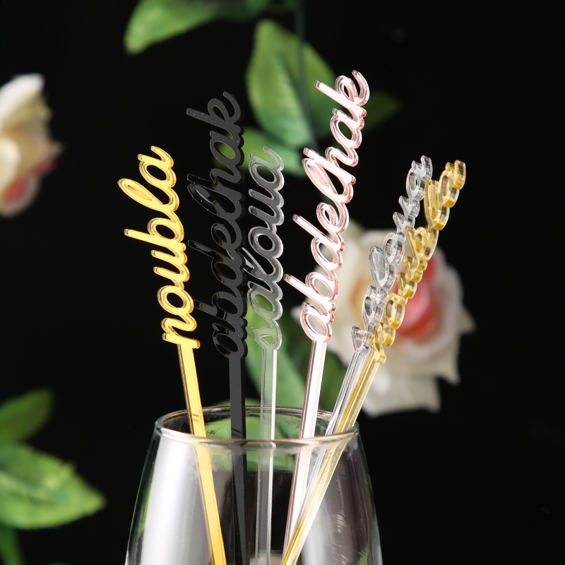Personalized name drink stirre – обзор и цена Centerpiece Stick