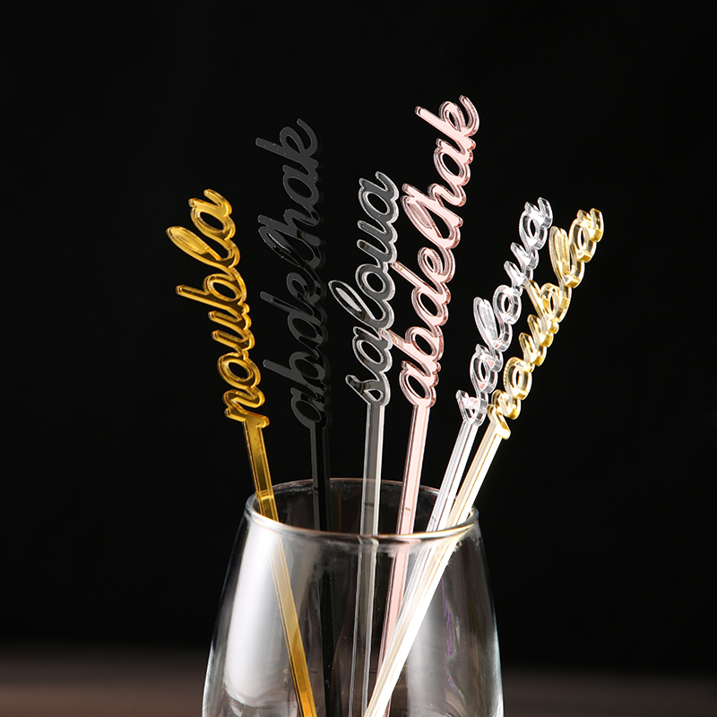Personalized name drink stirre – обзор и цена Centerpiece Stick