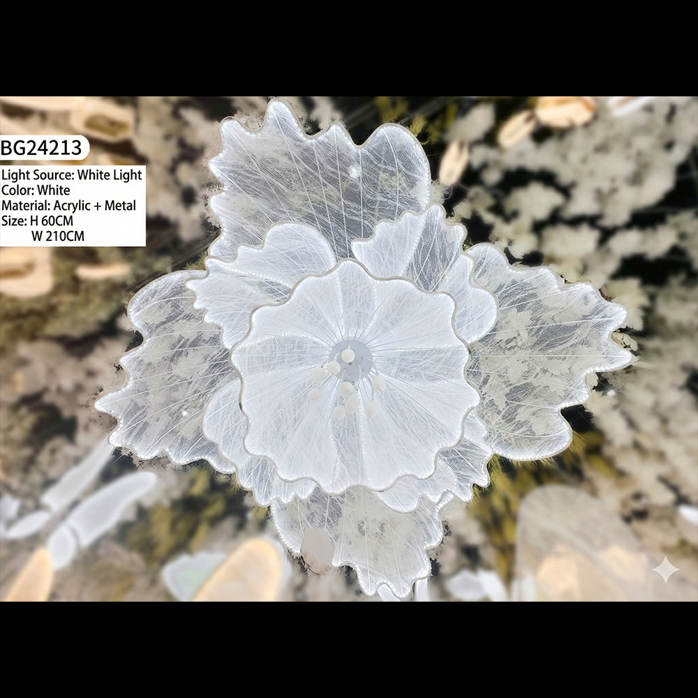 LED Giant White Flower Backdro – обзор и цена Event & Party Supply