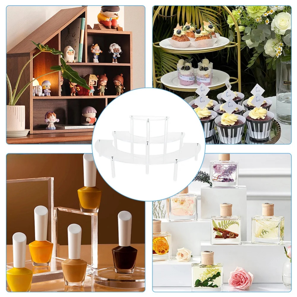 1/2pack Acrylic Display Riser  – обзор и цена Cupcake Stand Tier