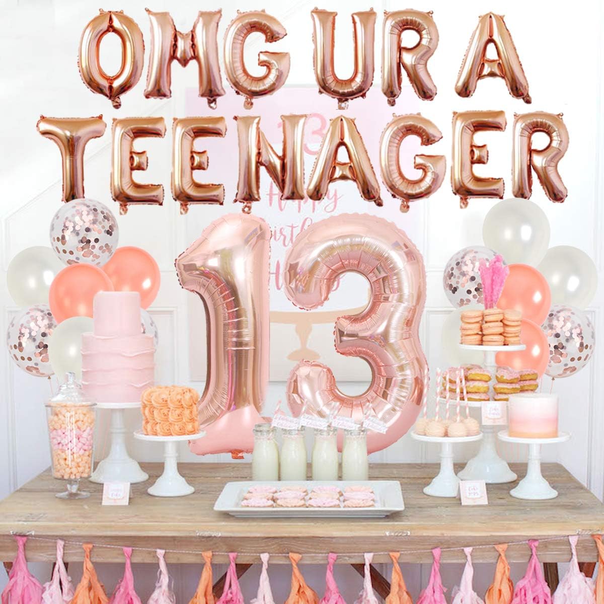 13th Birthday Party Decoration – обзор и цена Party Banner Gold