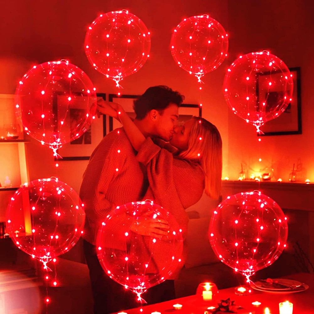 3 set Red Light Up Led Clear B – обзор и цена Led Balloon Light