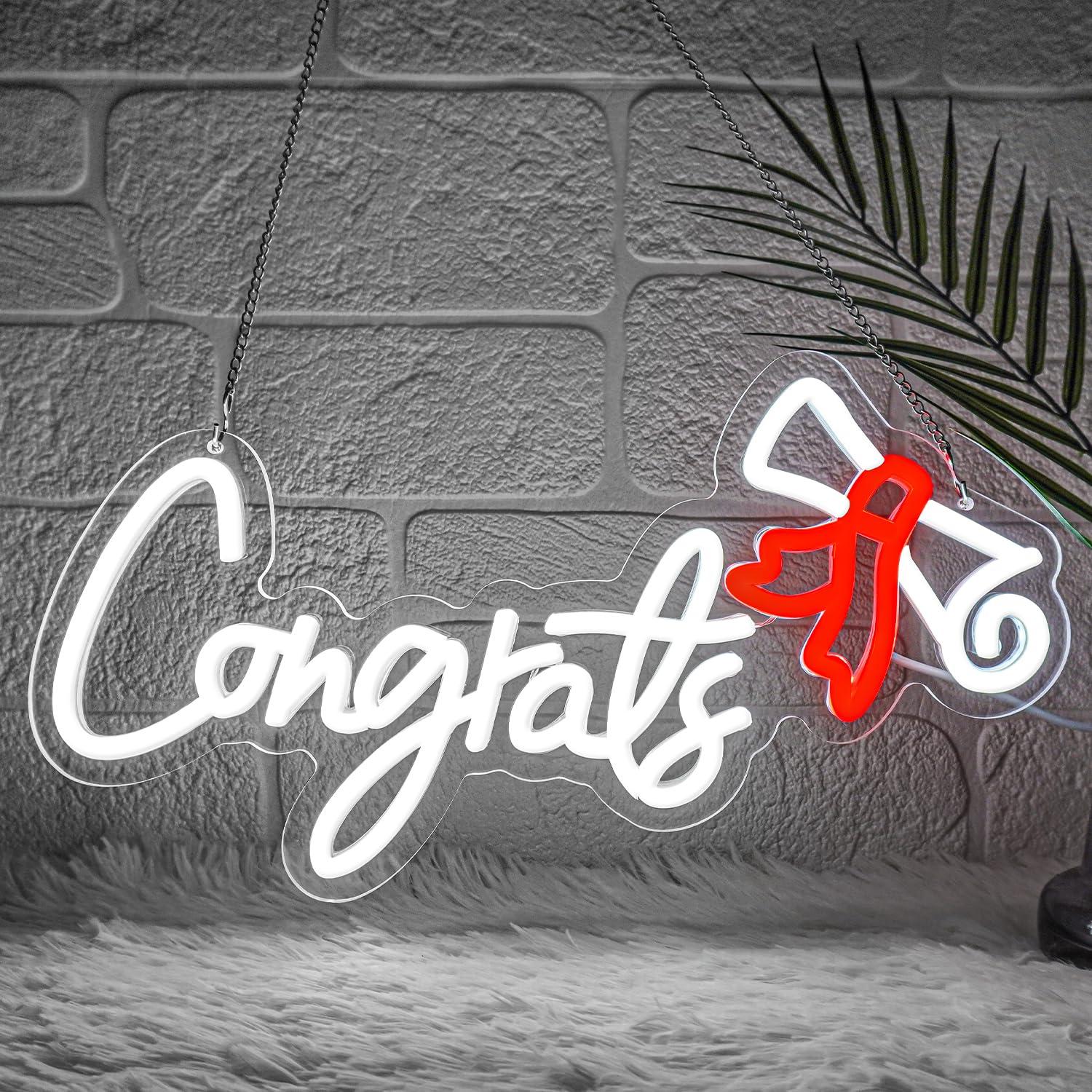Congrats Graduation Neon Sign  – обзор и цена Neon Sign Party