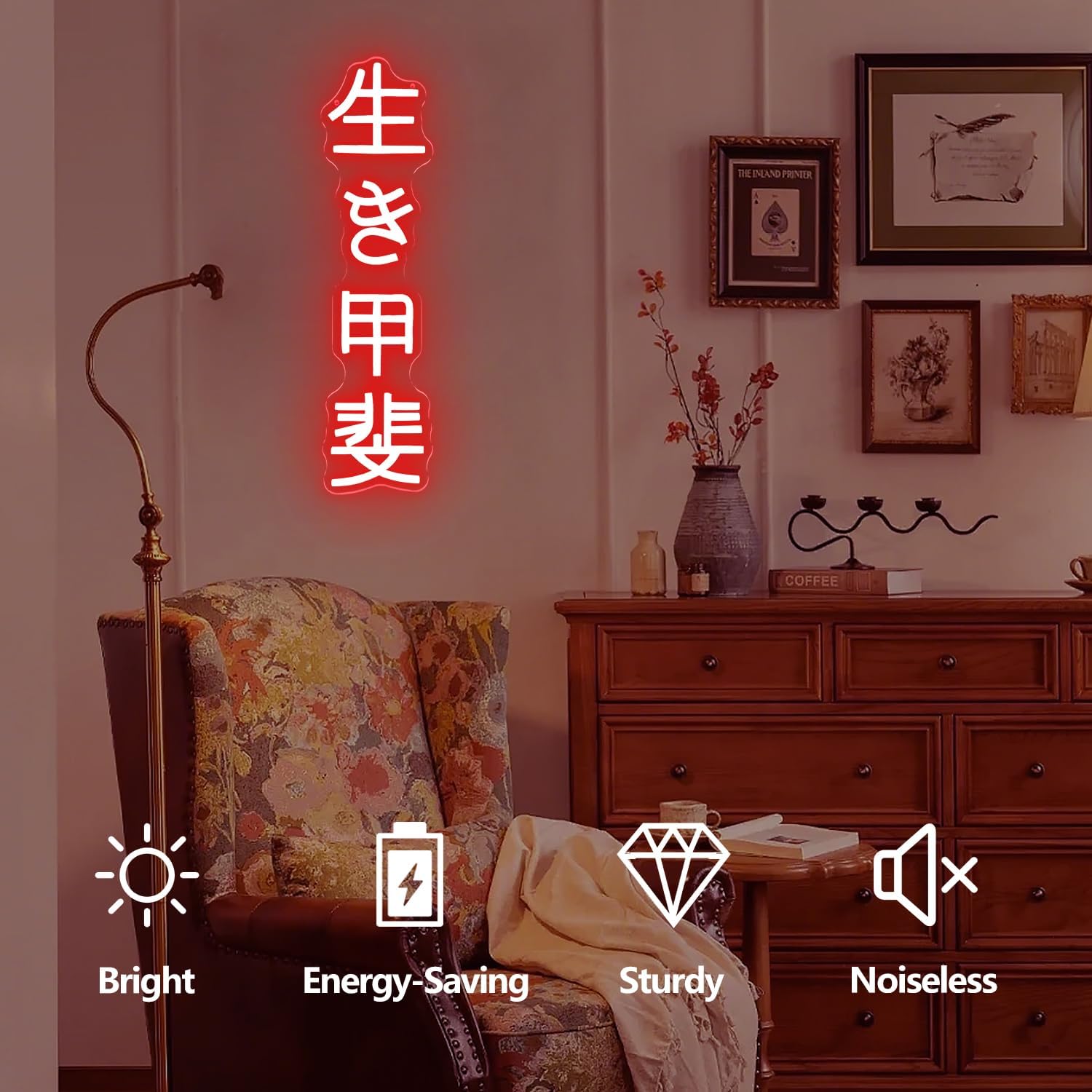 Japanese Birthday Ikigai Neon  – обзор и цена Neon Sign Party