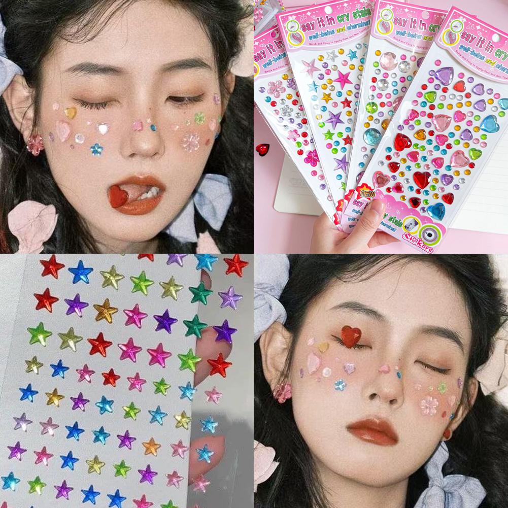Self-Adhesive Face Rhinestones – обзор и цена Event Party