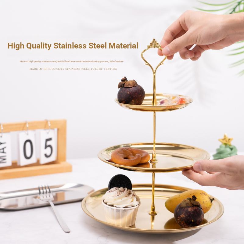 Gold Silver 2/3-Tier Cake Stan – обзор и цена Cupcake Stand Tier