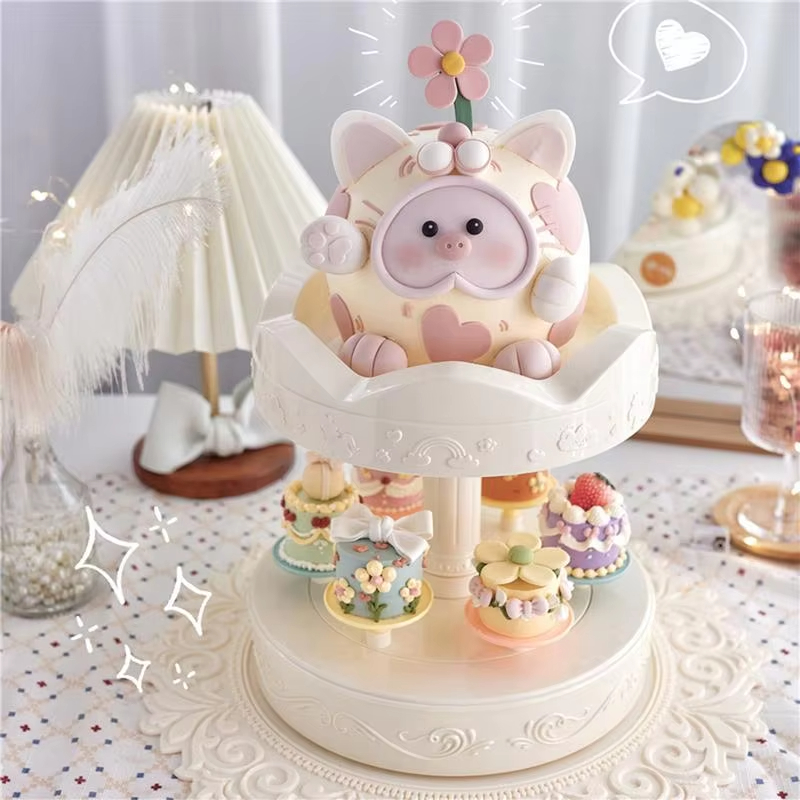 2-tier Automatic Rotating Cake – обзор и цена Cupcake Stand Tier
