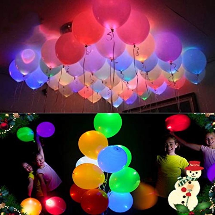 20 LED Light Up Balloons, 12 i – обзор и цена Led Balloon Light