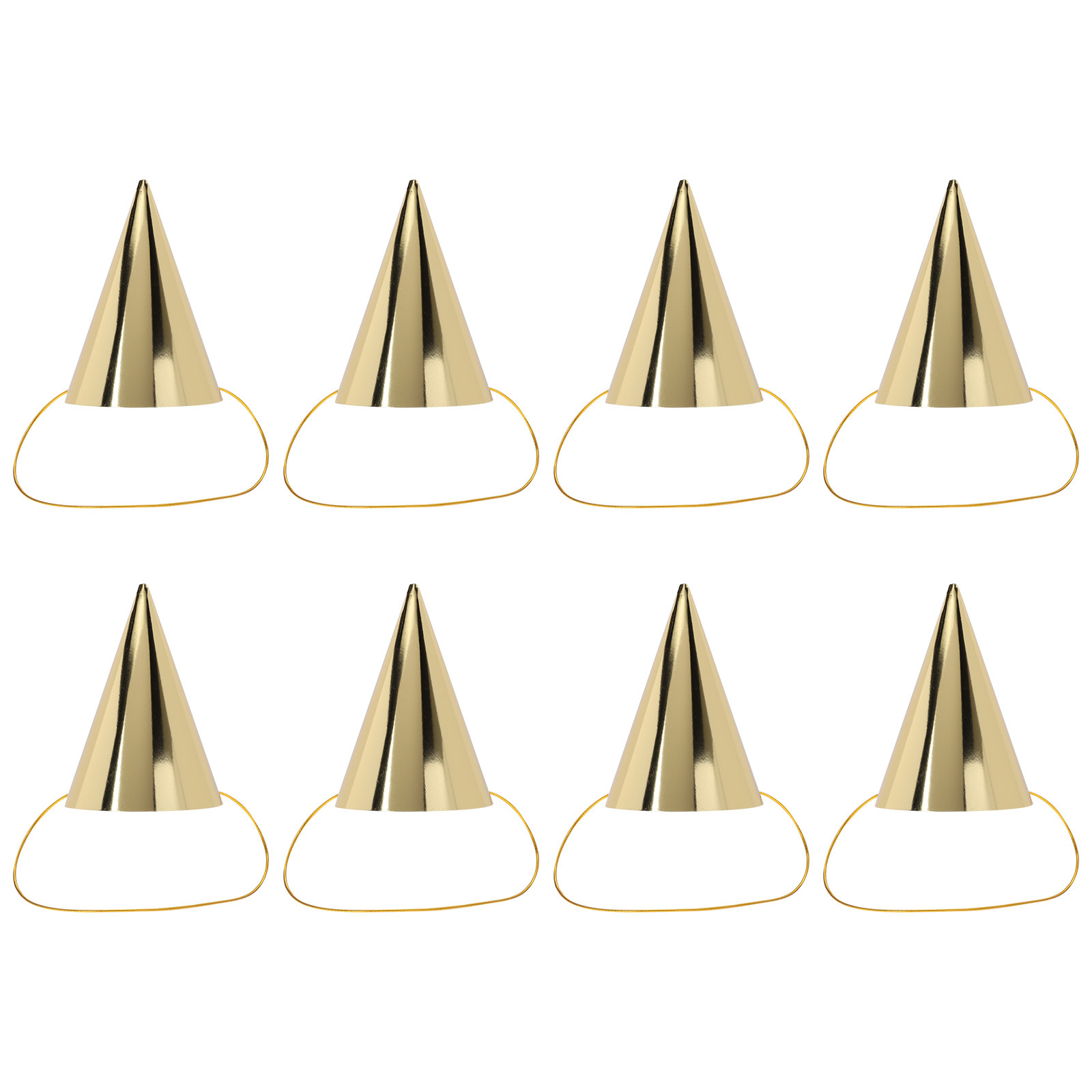 8Pcs Birthday Hats Gold Cone P – обзор и цена Party Hat Cone